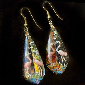 Flamingo Earrings